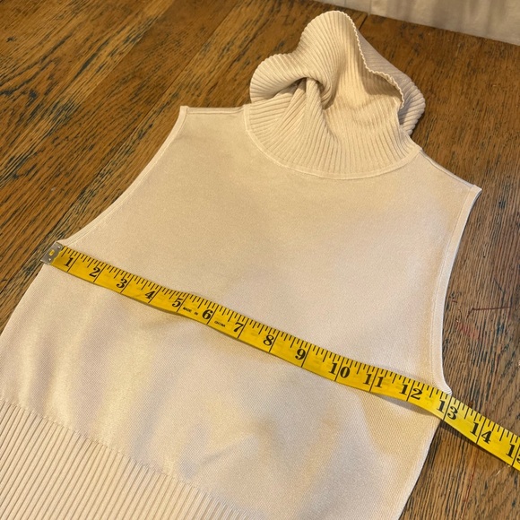 MARCIANO - Sleeveless Turtleneck Knit Top - Size XS - Picture 4 of 8